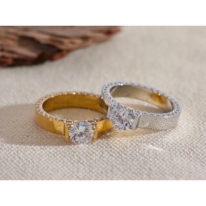 Anel Stella Banhado em Ouro 18K