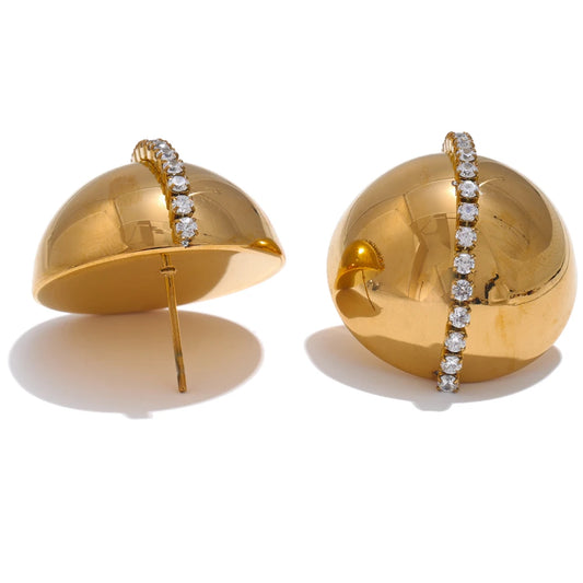 Brinco Delizia Banhado em Ouro 18K