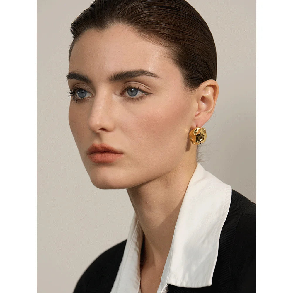 Brinco Fior di Perla Banhado em Ouro 18K