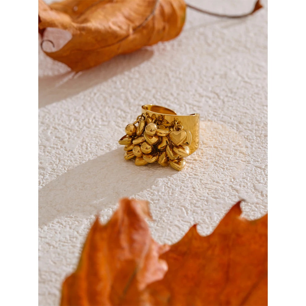 Anel Candence Banhado em Ouro 18K