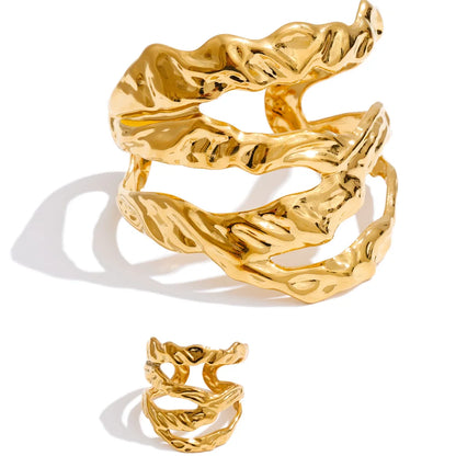 Bracelete Leggera Banhado em Ouro 18K