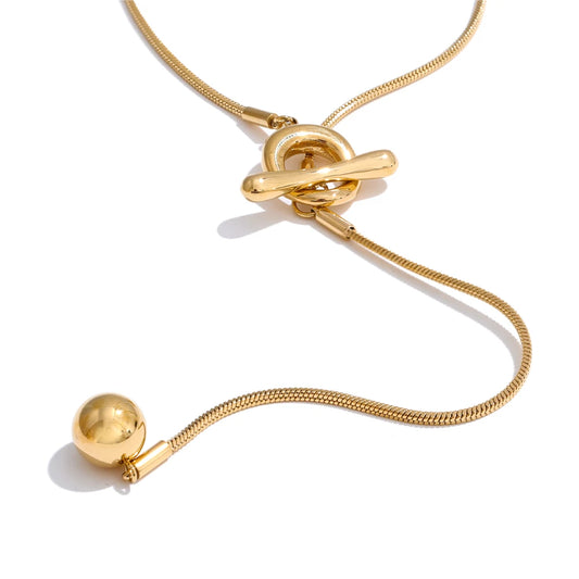 Colar Améline Banhado em Ouro 18K