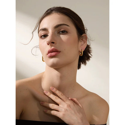 Brinco Emozione Banhado em Ouro 18K