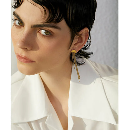 Brinco Fiamma Banhado em Ouro 18K