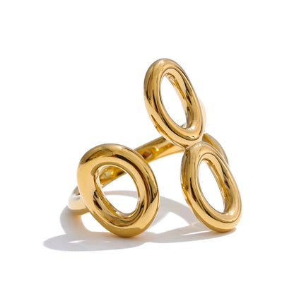 Anel Kalyne Banhado em Ouro 18K