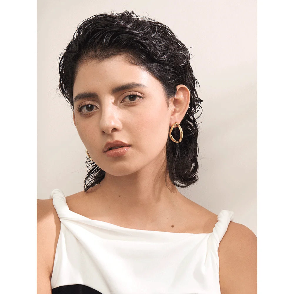 Brinco Lumiera Banhado em Ouro 18K