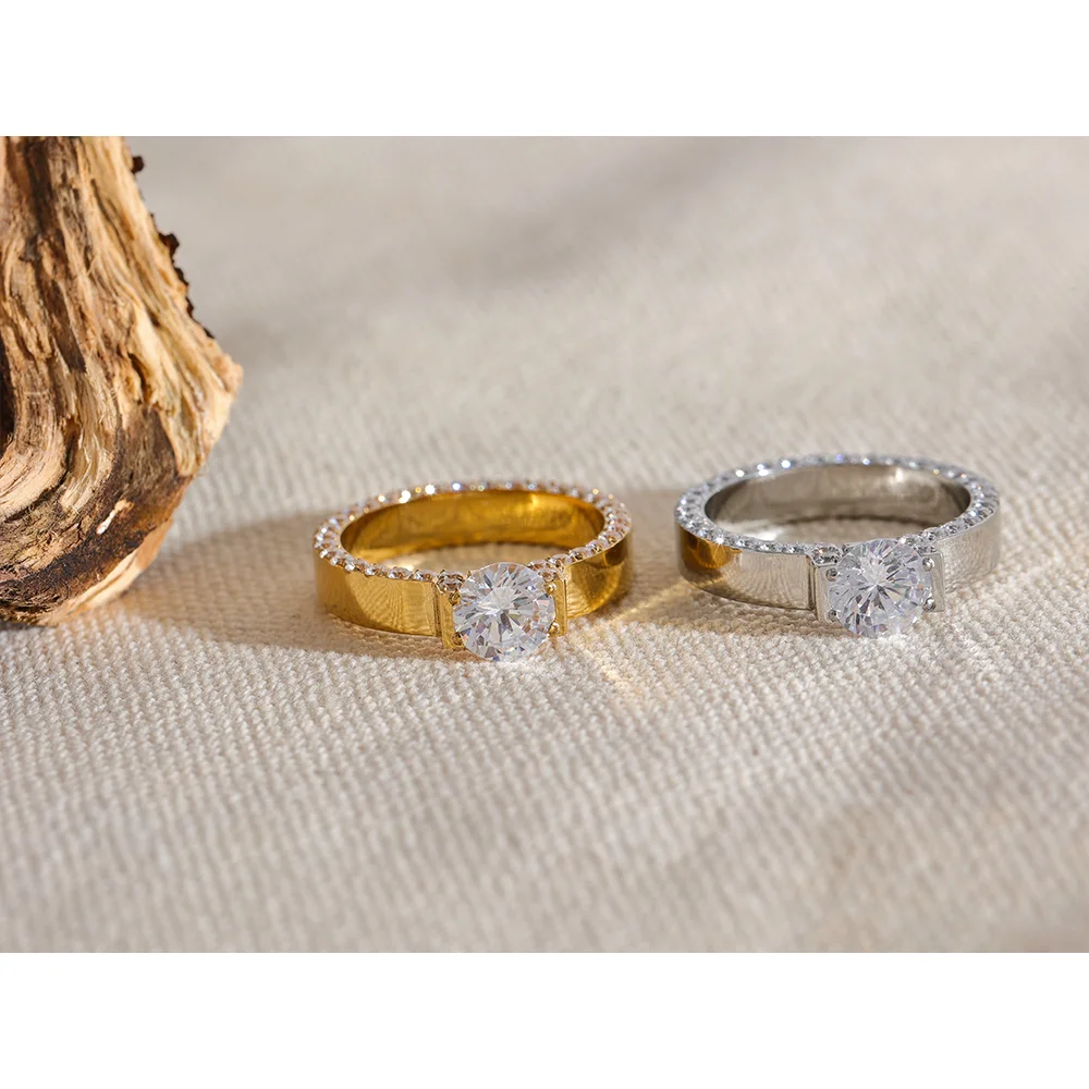 Anel Stella Banhado em Ouro 18K