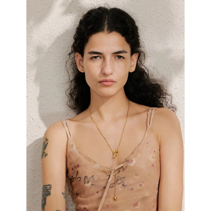 Colar Améline Banhado em Ouro 18K