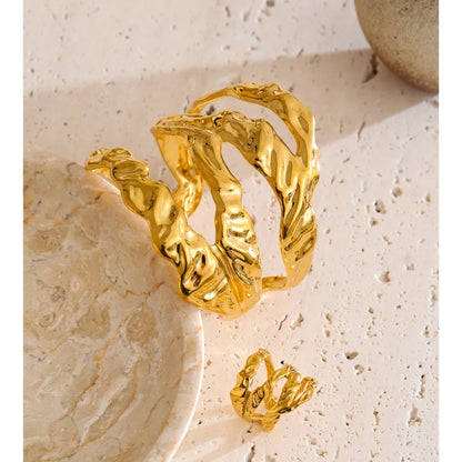 Bracelete Leggera Banhado em Ouro 18K