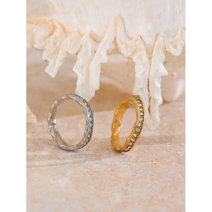 Anel Elysant Banhado em Ouro 18K