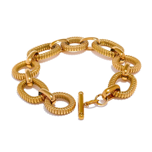 Pulseira Portofino Banhado em Ouro 18K