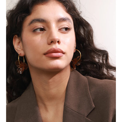 Brinco Lunetta Banhado em Ouro 18K