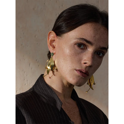 Brinco Semplice Banhado em Ouro 18K