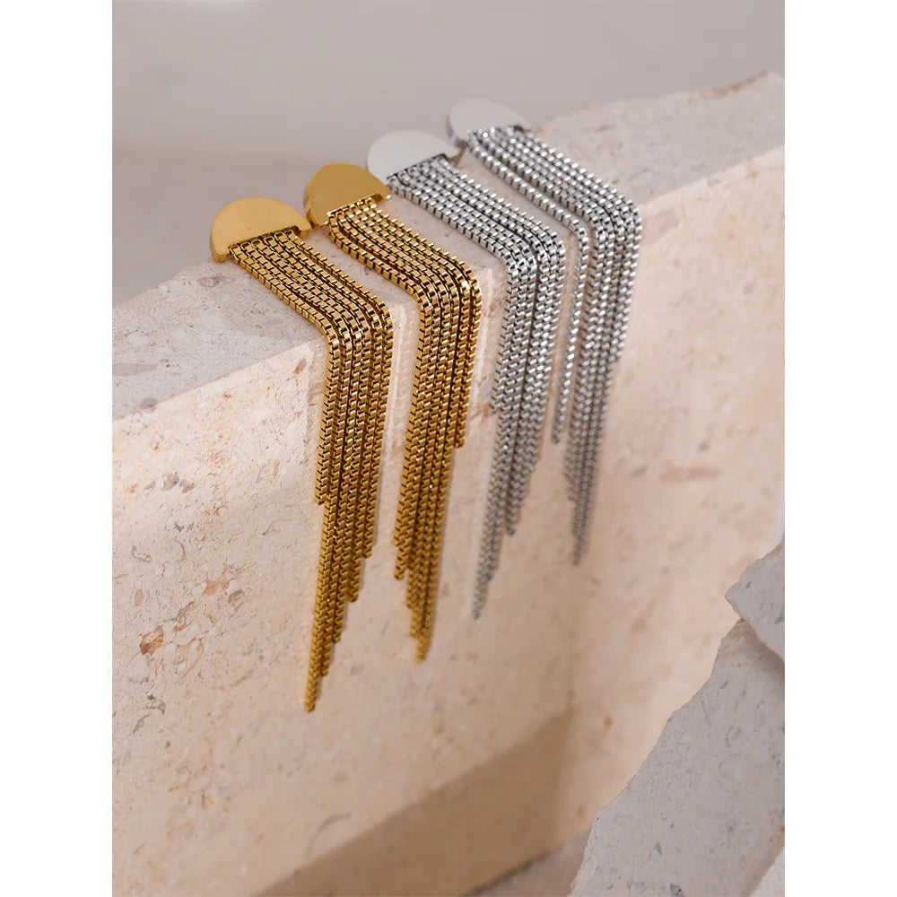 Brinco Fiamma Banhado em Ouro 18K