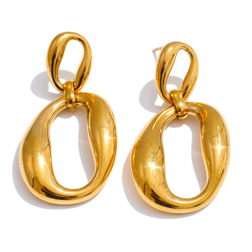 Brinco Fiorenza d’Oro Banhado em Ouro 18K