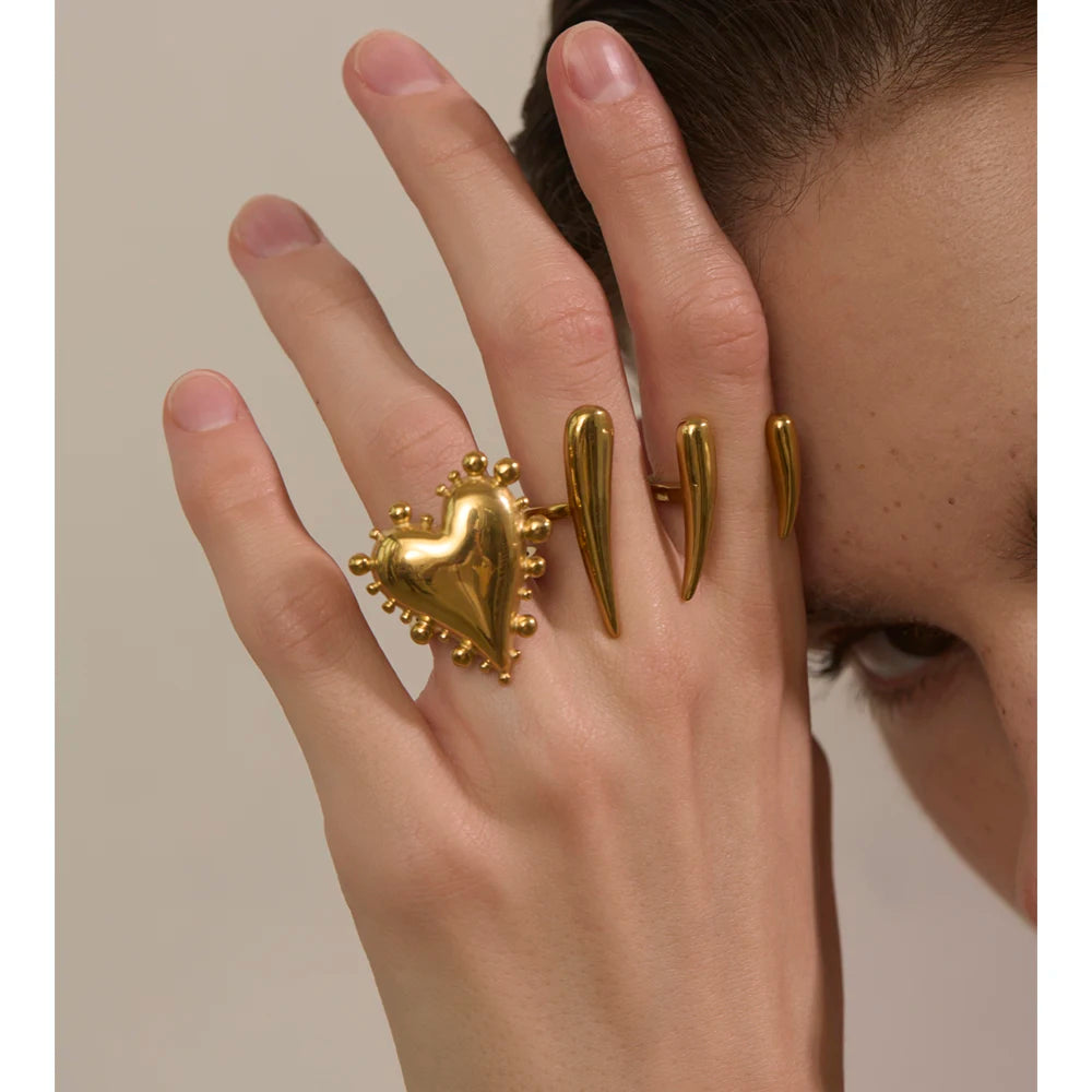 Anel Zorya Banhado em Ouro 18K