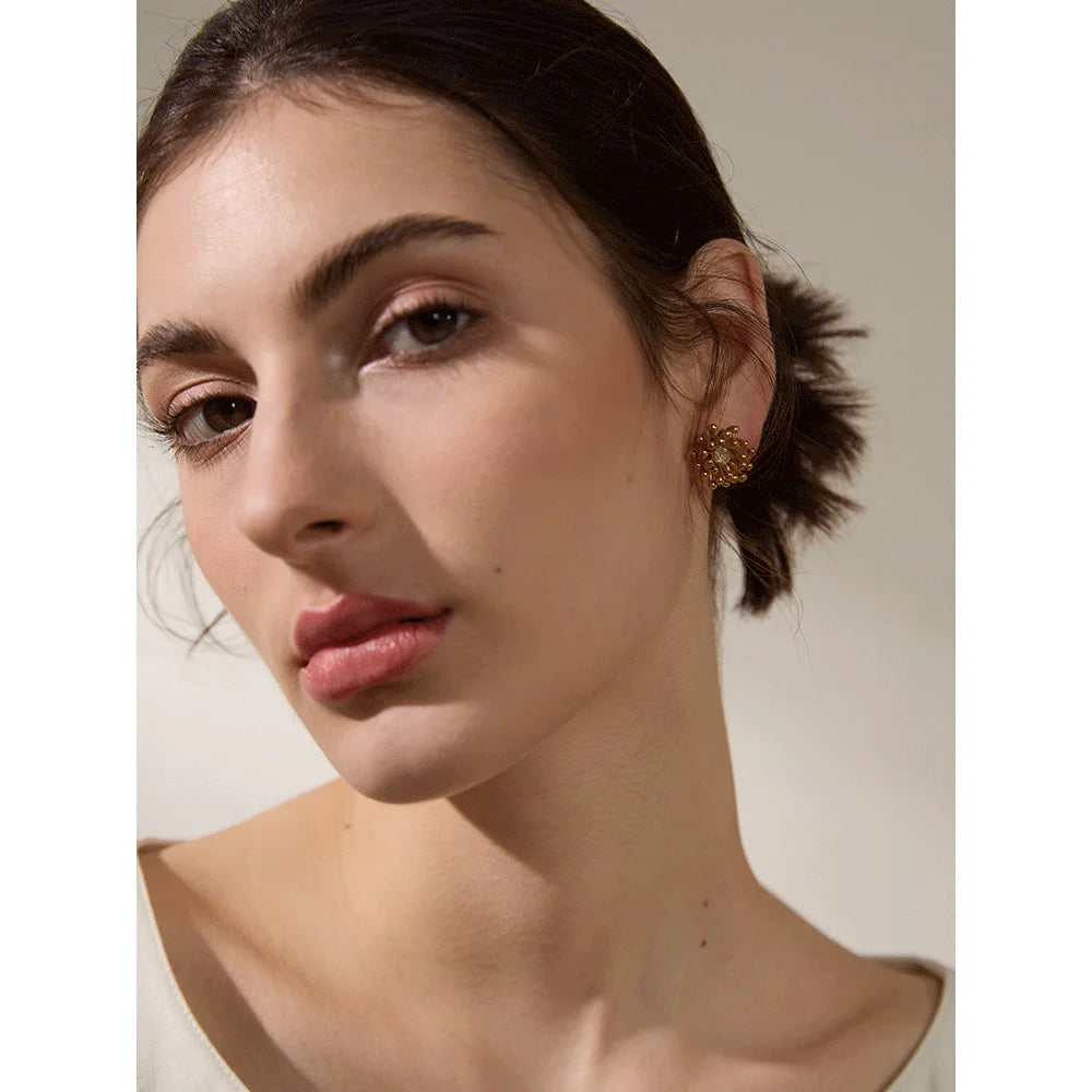 Brinco Flecheiras Banhado em Ouro 18K