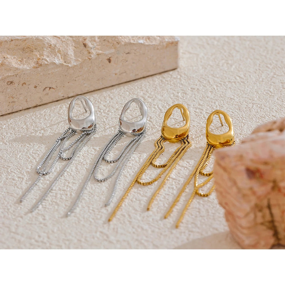 Brinco Trevi Banhado em Ouro 18K