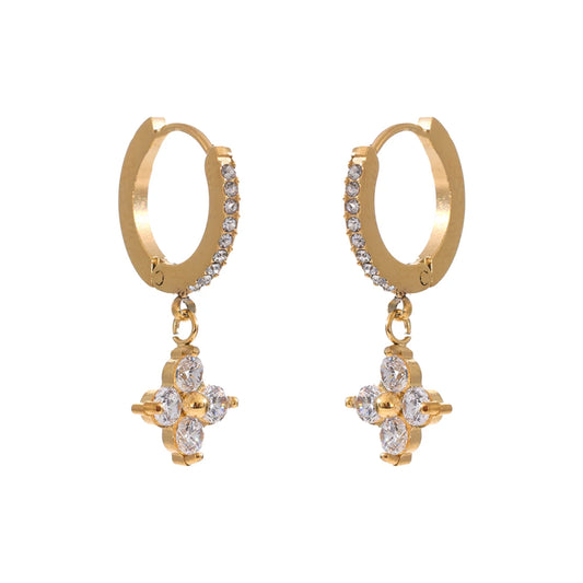 Brinco Alba Banhado em Ouro 18K