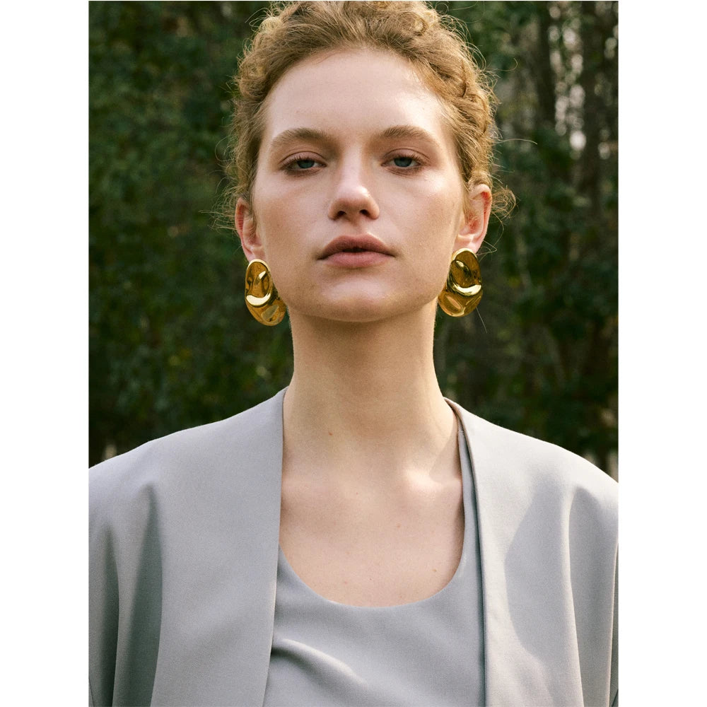 Brinco Chiara Banhado em Ouro 18K