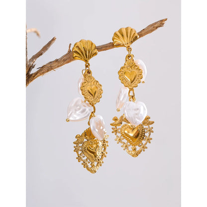 Brinco Fior di Luce Banhado em Ouro 18K