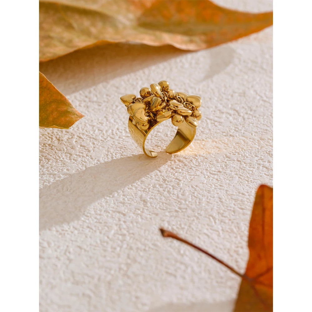 Anel Candence Banhado em Ouro 18K