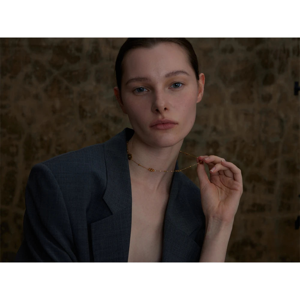 Colar Principessa Banhado em Ouro 18K