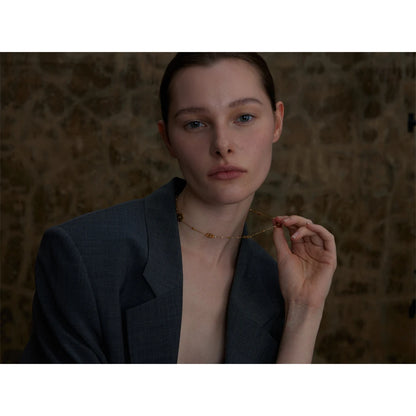 Colar Principessa Banhado em Ouro 18K