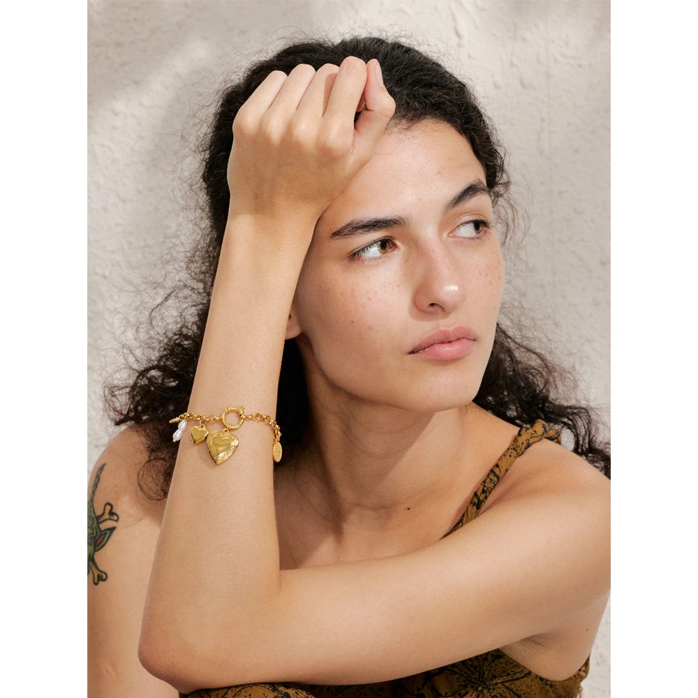 Bracelete Isabela Banhado em Ouro 18K