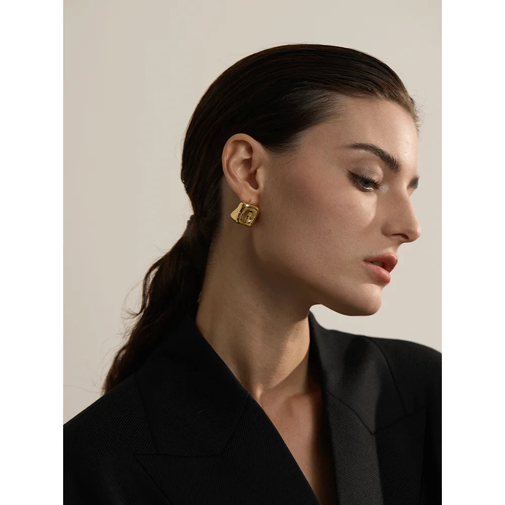 Brinco Vellata Banhado em Ouro 18K