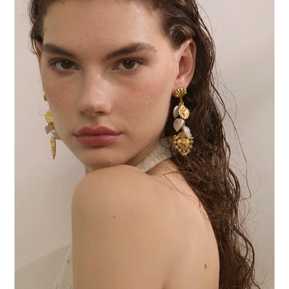 Brinco Fior di Luce Banhado em Ouro 18K