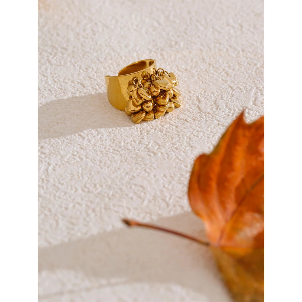 Anel Candence Banhado em Ouro 18K