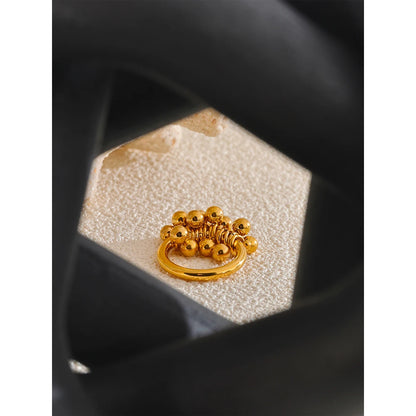 Anel Nuvola Banhado em Ouro 18K