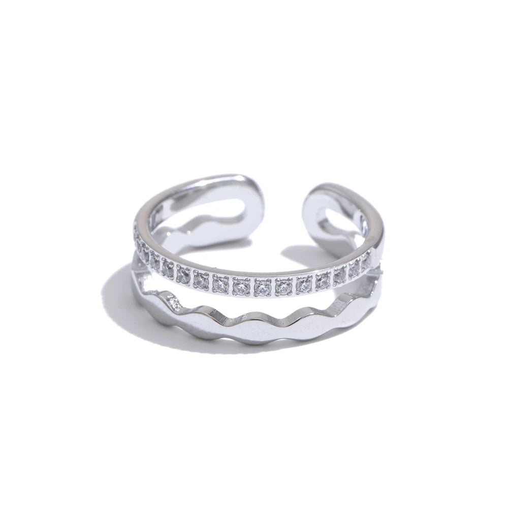 Anel Azalyn Banhado em Ouro 18K