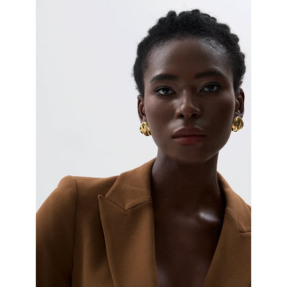 Brinco Aria Banhado em Ouro 18K