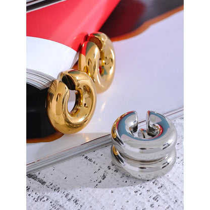 Brinco Sensuale Banhado em Ouro 18K