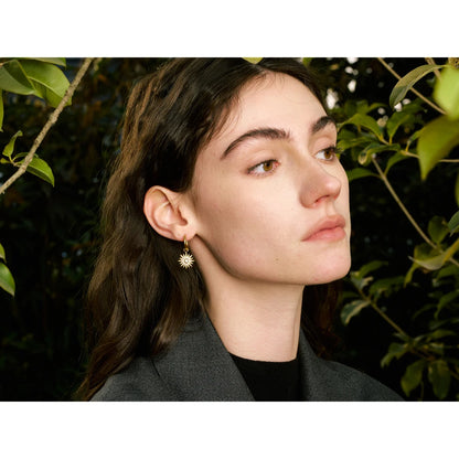 Brinco Raggiante Banhado em Ouro 18K