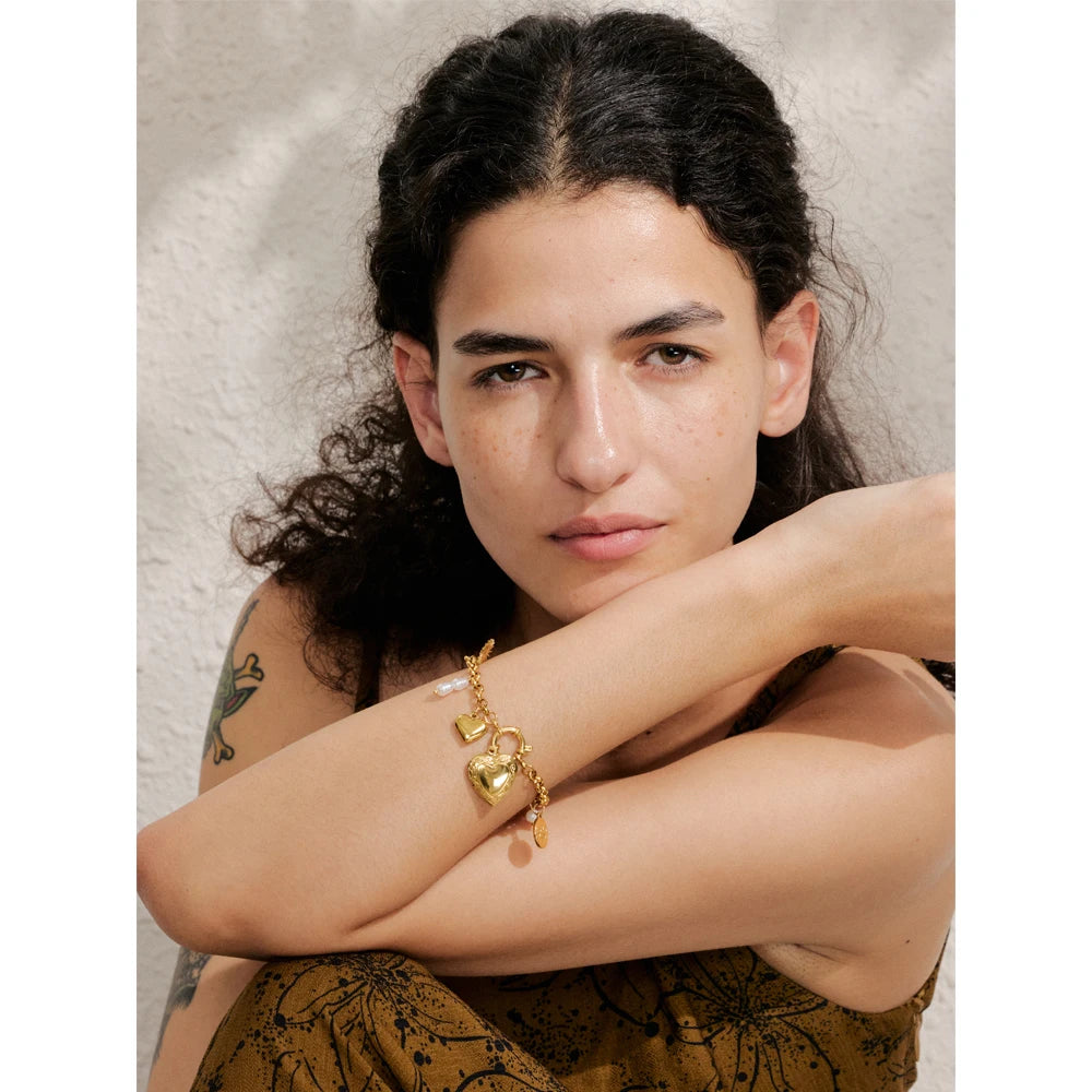 Bracelete Isabela Banhado em Ouro 18K