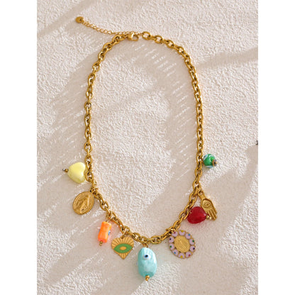 Colar Búzios Banhado em Ouro 18K