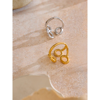 Anel Kalyne Banhado em Ouro 18K