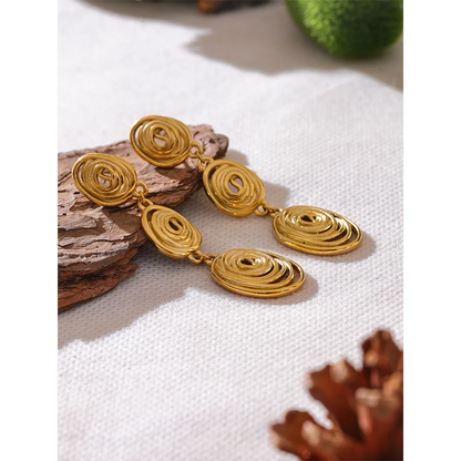 Brinco Gioia Banhado em Ouro 18K