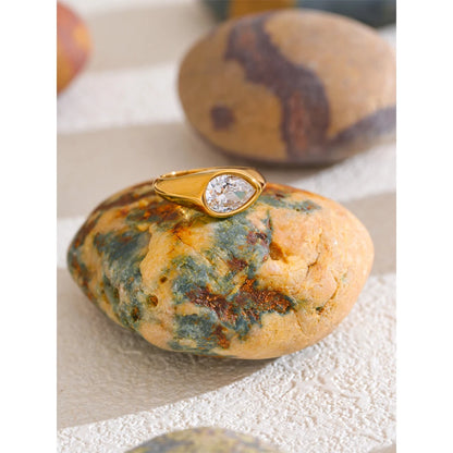 Anel Giorgina Banhado em Ouro 18K