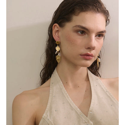 Brinco Fior di Luce Banhado em Ouro 18K