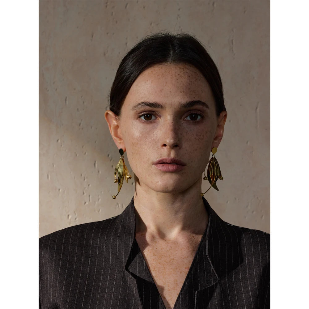 Brinco Semplice Banhado em Ouro 18K