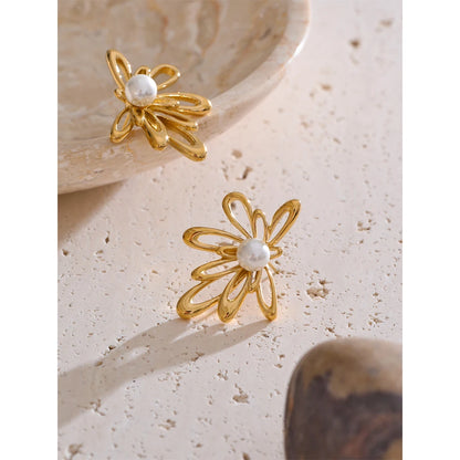 Brinco Senza Banhado em Ouro 18K