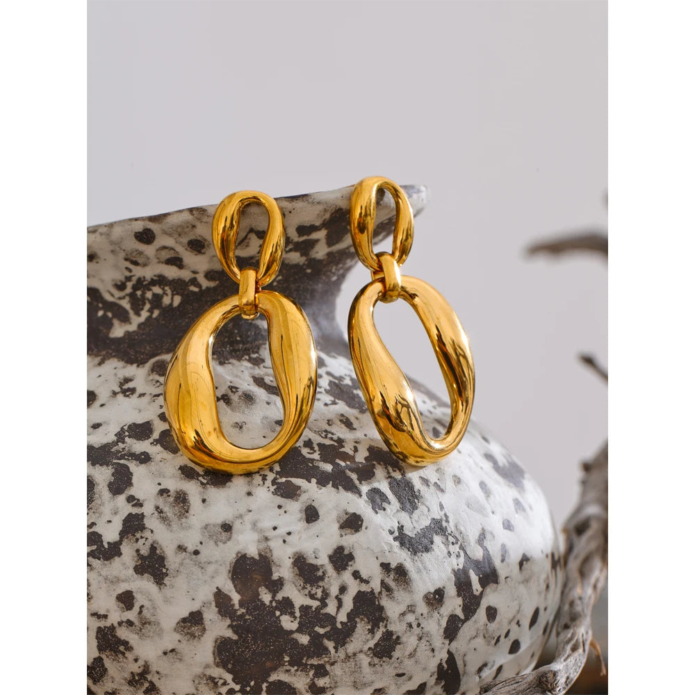 Brinco Fiorenza d’Oro Banhado em Ouro 18K