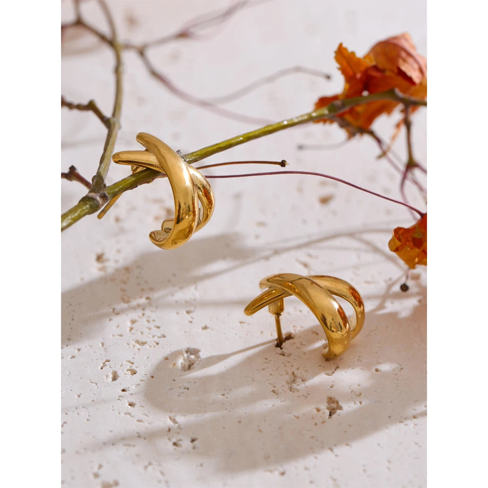 Brinco Vecchio Banhado em Ouro 18K