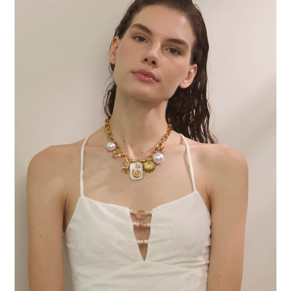 Colar Isolde Banhado em Ouro 18K