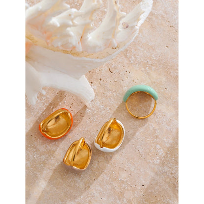 Anel Clarice Banhado em Ouro 18K