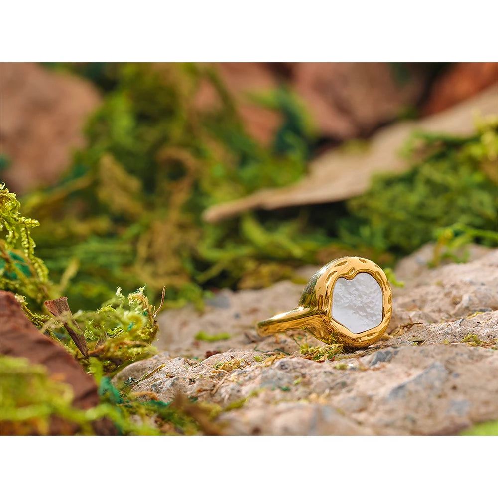 Anel Eclat Banhado em Ouro 18K